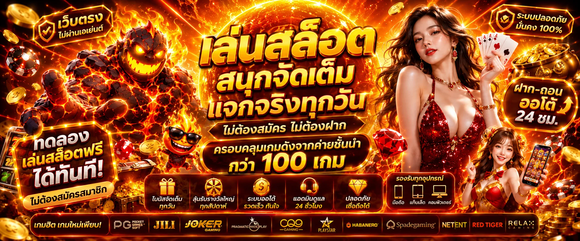 หน้าทดลองเล่นสล็อตฟรีเกมค่าย PG บน SG1688